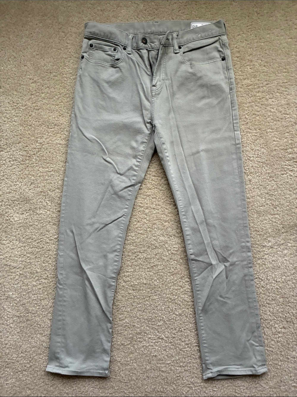 Gap Light Grey City Jeans 30x30
